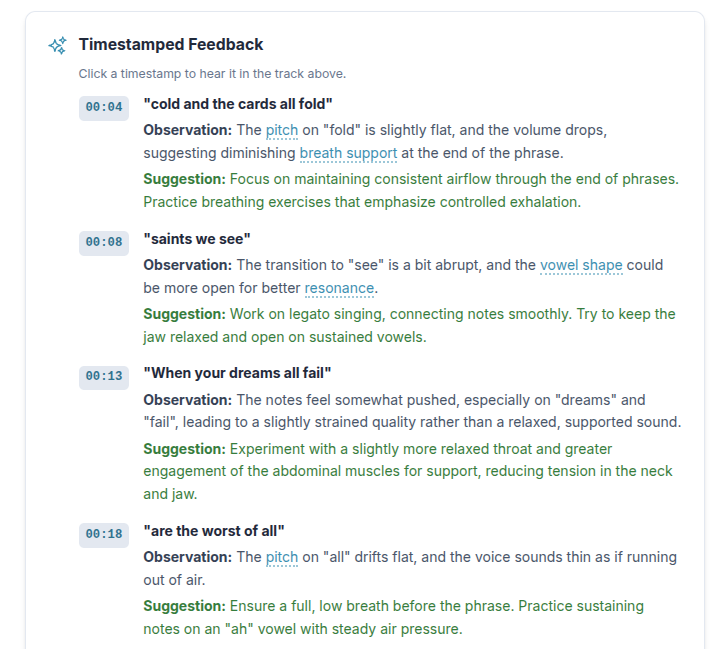 BetterVoice feedback